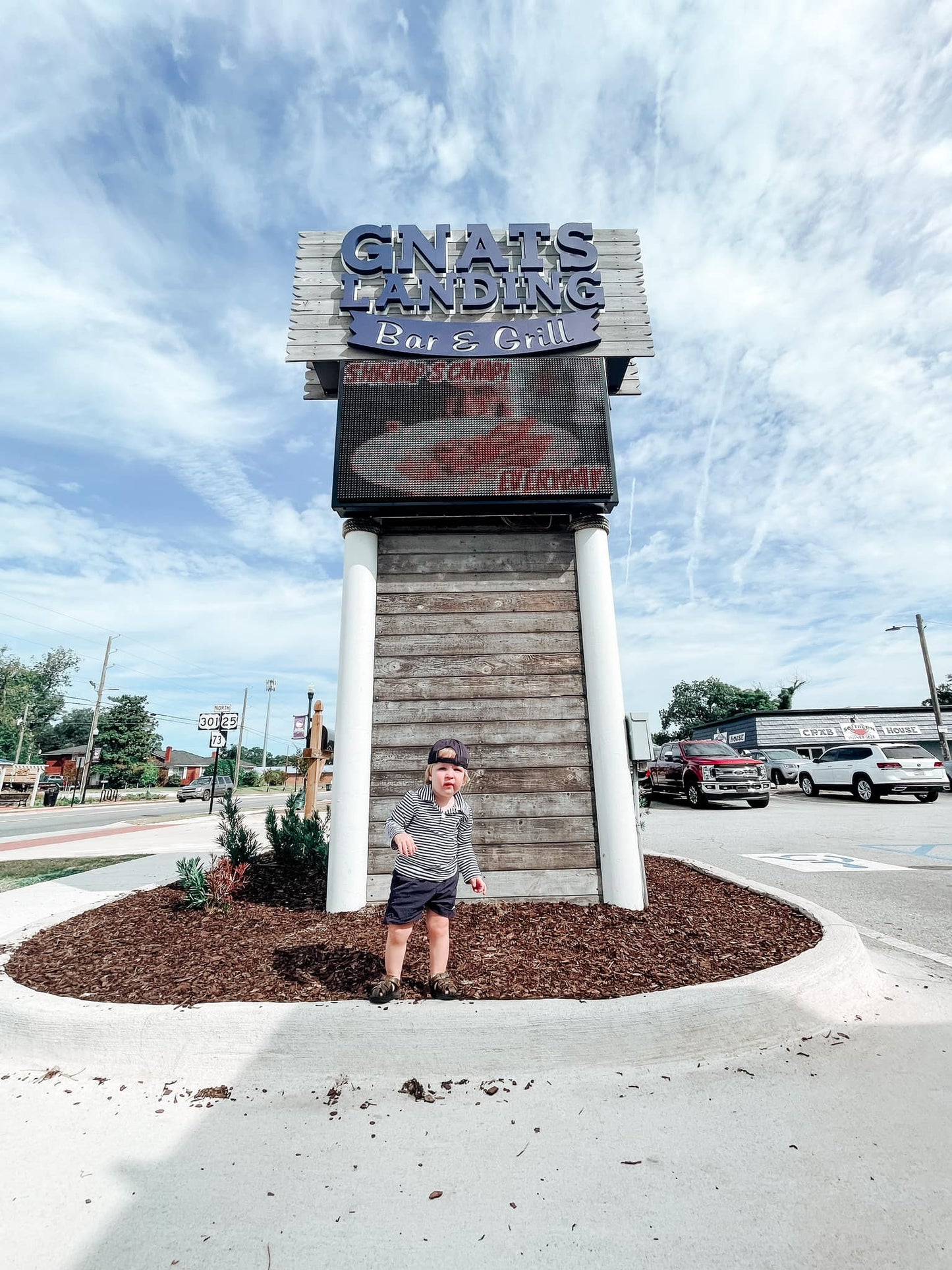 Blue and White Stripes